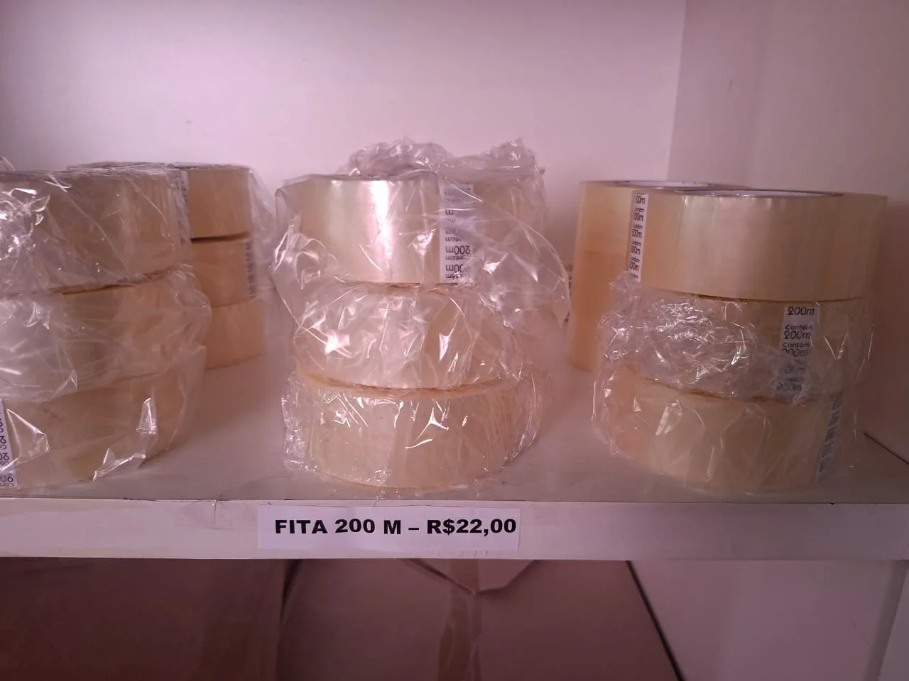Fitas adesivas para embalar mudanças